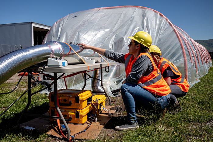 Chelsea Preble - Postdoc researcher - characterizing emissions of criteria air pollutants, greenhouse gases, and odorous compounds at a zero-waste energy facility.