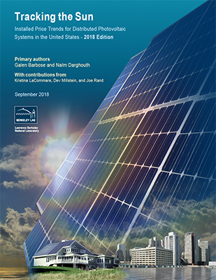 Cover of the report "Tracking the Sun"